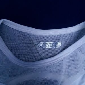 Forever 21 Intimates & Sleepwear - White Open Back Sports Bra Forever 21 Intimates & Sleepwear - White Open Back Sports Bra